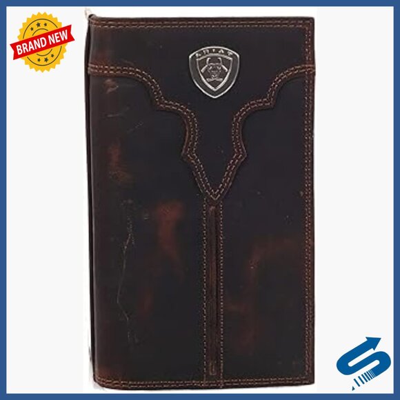 Men's Western Wallet Rodeo Style Bump Shield 6.5x3.5 inches